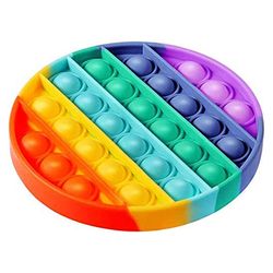 Rainbow Circle Shape Pop It Fidget Easter Toy