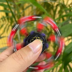 Fingertip Deformable Chain Links Spinning Robot Spinner Toy