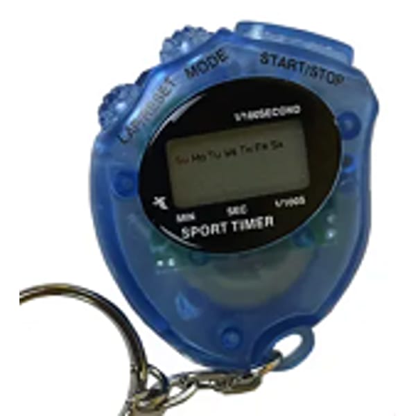 Sports Timer Blue Keychain - Inspire Uplift