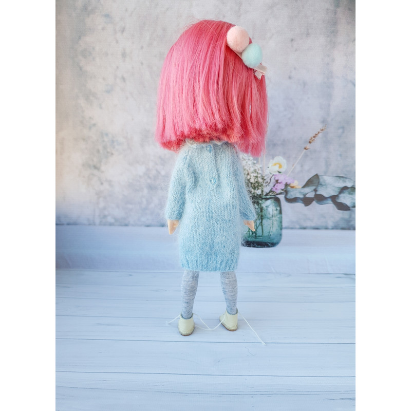 Blythe basic dress pattern, Pattern dress for Blythe, Doll dress knitting pattern, Blythe mood outfit pattern