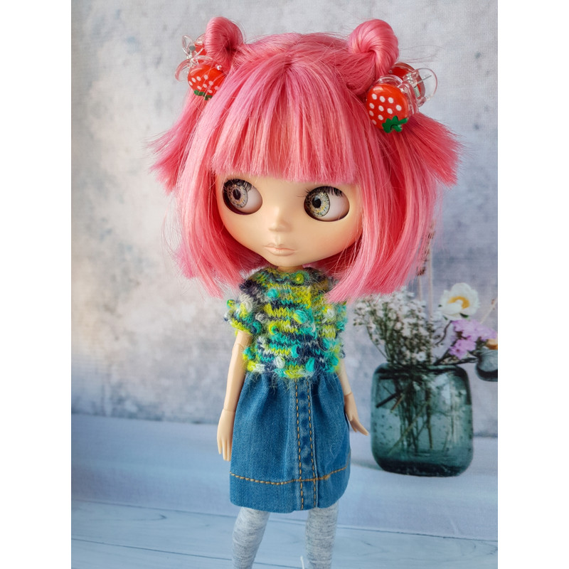 Blythe knit sweater pattern, Holala clothes pattern, Doll clothes pattern, PDF Blythe clothes