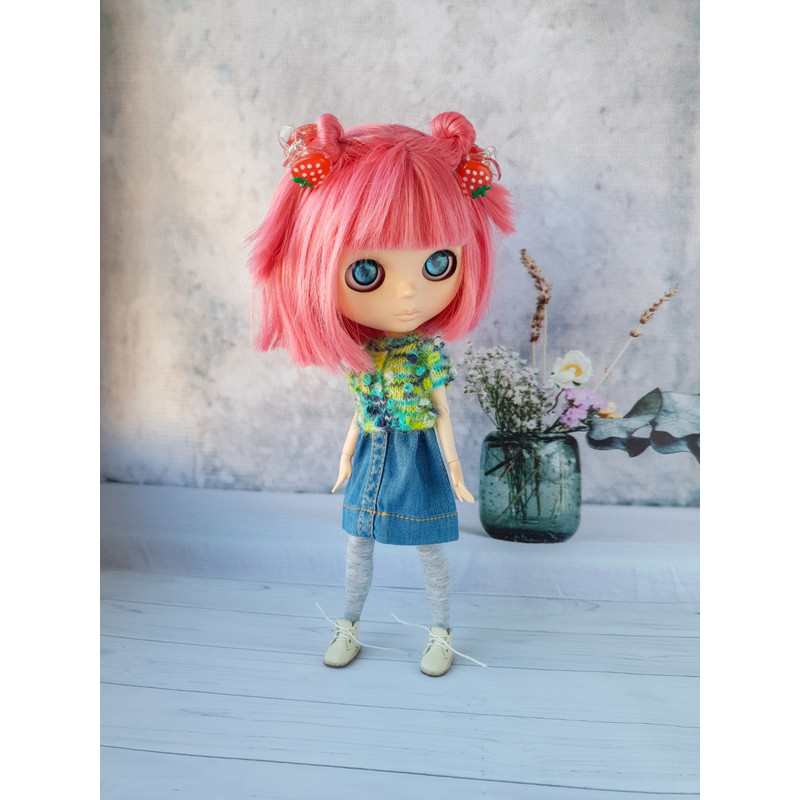 Blythe knit sweater pattern, Holala clothes pattern, Doll clothes pattern, PDF Blythe clothes