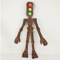 Soft Plush Alien Head Humanoid Stuffed Toy