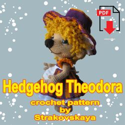 TUTORIAL: Hedgehog Theodora crochet pattern