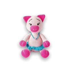 Crochet pig pattern, Amigurumi pattern, Crochet animals, Crochet patterns