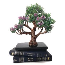 Exclusive handmade beaded blossom bonsai | bedroom decor | realistic bonsai fake | tree ornament