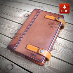 Book cover - leather pattern - three sizes included !!!