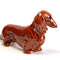 red Dachshund figurine