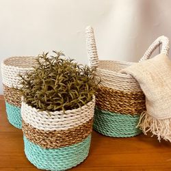 Seagrass Basket Set (Natrual)