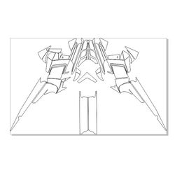 Polaris PRO RMK Snowmobile Graphic Vector Template