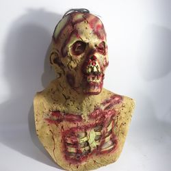 Zombie Scary Walking Dead Skeleton Skull Mask Latex Christmas Xmas Masque