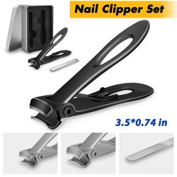 Professional Extra Large Toe Nail Clippers For Thick Hard Nails Cutter Heavy Duty Stainless Toenail For Seniors