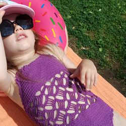 cotton swimsuit for infant , size 3t, 4t