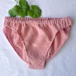 linen panties, organic underwear, vintage style lingerie