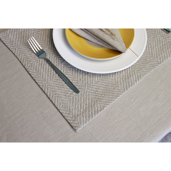 Custom_heavy_linen_placemats_set_Farmhouse_modern_geometric_printed_table_mats_Rustic_abstract_striped_beige_placemats.JPG