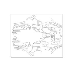 Yamaha Grizzly 700 2016 ATV Graphic Vector Template