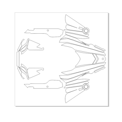 Yamaha RX1 2003 Snowmobile Graphic Vector Template