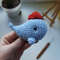 Mini blue whale toy in red cap gift keychain.jpg