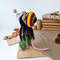 Big Gray mouse toy in Funny Rasta Hat.jpg