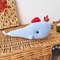 Stuffed Whale toy for nursery decor.jpg