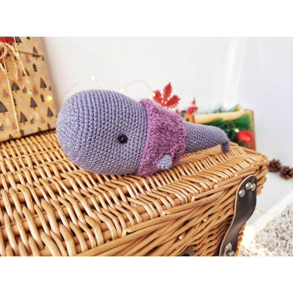 Stuffed Whale toy for nursery decor.jpg