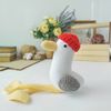 Stuffed seagull toy in red cap for gift home decor.jpg