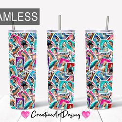 karol g bichota seamless sublimation designs png l skinny tumbler 20 oz l 30 oz designs l tumbler design