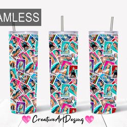 Karol G Bichota Seamless sublimation designs PNG l skinny tumbler 20 oz l 30 oz designs l tumbler design