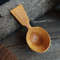 Handmade wooden coffee scoop from natural apricot wood - 02