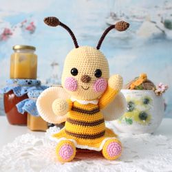 Bee crochet pattern  Amigurumi bee pattern PDF in English