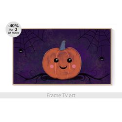Frame Tv art Pumpkin, Samsung Frame TV Art Halloween, Frame Art Tv autumn fall, Frame TV Art Digital Download 4K | 569