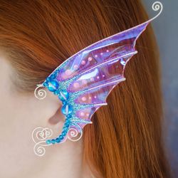 mermaid ear cuffs no piercing, elf ear cuffs jewelry, fairy earrings