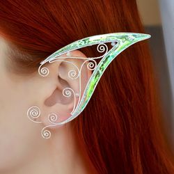Elf ear cuffs no piercing, Fairy ear cuff earring, elven ear wrap