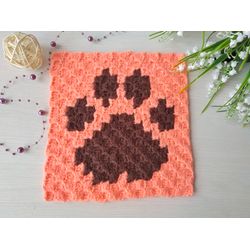 Placemat for pet, Crocheted mat for pet