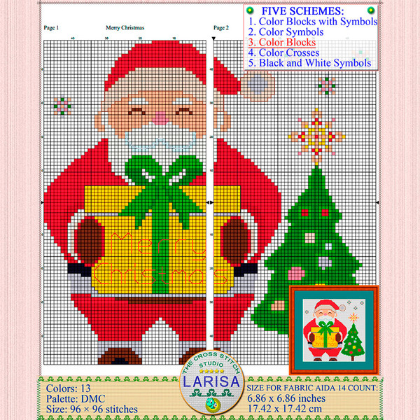 Santa Claus pattern