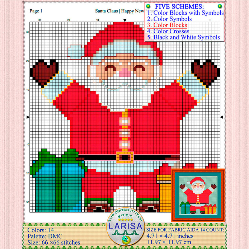 Santa Claus pattern