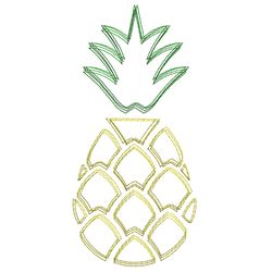 Pineapple scribble stitch embroidery design,Pineapple  embroidery design,INSTANT DOWNLOAD-1353