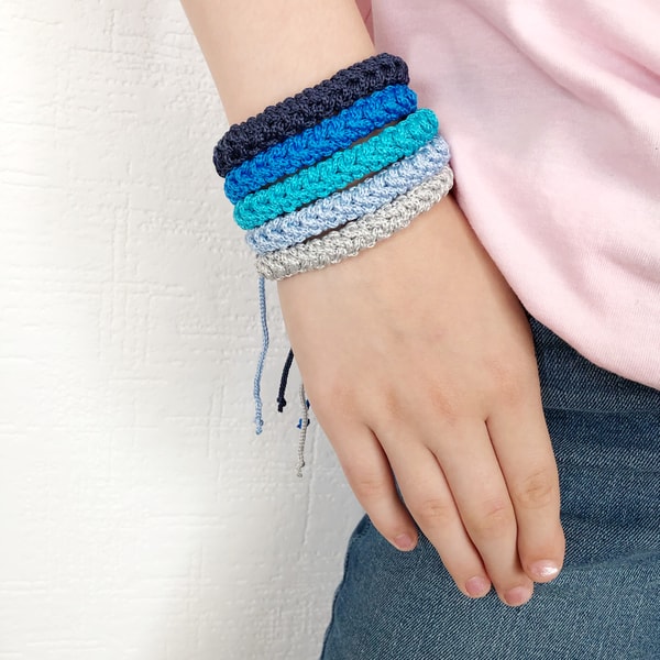 Crochet Pattern Bracelets PDF For Beginners DIY Tutorial Ins Inspire