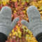 Double soft warm alpaca wool women handknitted mittens