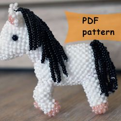 Beaded animals, easy 3d beaded, beaded doll pdf, beaded patterns, bead pattern book 3d beading horse