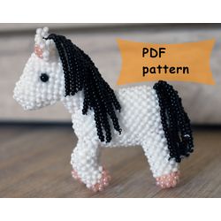 Beaded animals, easy 3d beaded, beaded doll pdf, beaded patterns, bead pattern book 3d beading horse