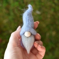 Summer gnome / Gnome doll / Needle felted gnome