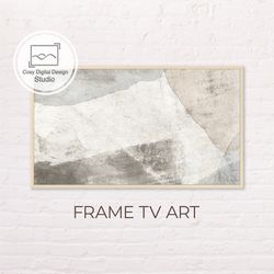 Samsung Frame TV Art | Pink And Gray Abstract Pastel Art For The Frame Tv | Digital Art Frame Tv