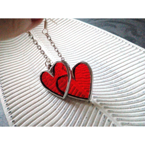 red-stained-glass-heart-earrings-tin-soldered-handmade-9
