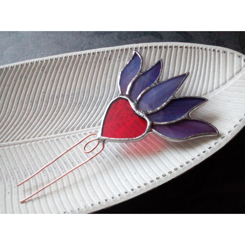 Plant-pot-glass-flower-suncatcher-Glass-lotos-lilie-plant-Stained-glass-flower-Garden-art-7