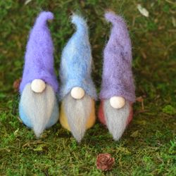 Waldorf gnomes/Fairy garden accessories/Waldorf doll/Needle felted gnomes