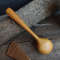 Handmade wooden coffee scoop from natural oak wood - 02