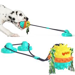Dog Chew Toy With Double Suction Cup