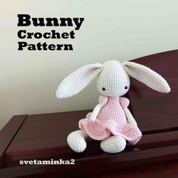 Crochet Bunny Pattern Crochet Rabbit Pattern Amigurumi Bunny Pattern Amigurumi Rabbit Pattern