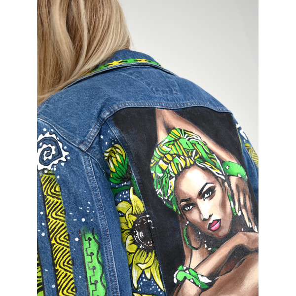 fabric painted clothes-hand painted women jacket-jean jacket-denim jacket-girl clothing-designer art-wearable art-custom clothes 13.jpg